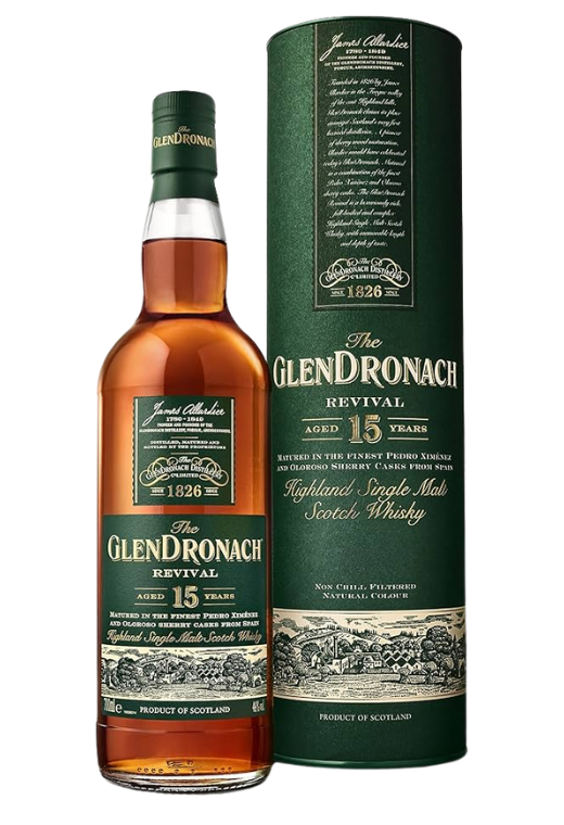 GlenDronach 15YO 46% 0.7L – bogata whisky sherry cask z regionu Highland