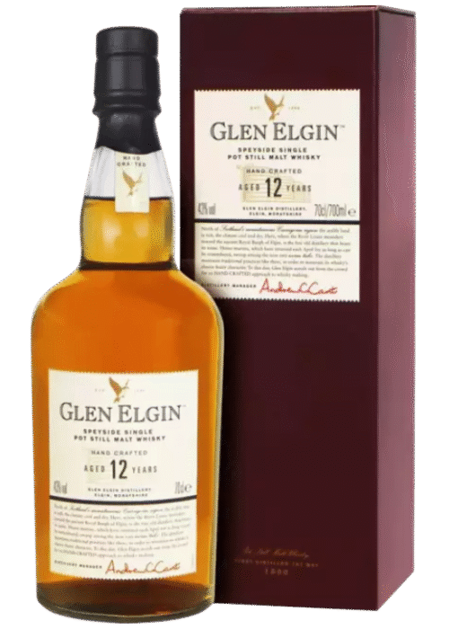 Glen Elgin 12YO 43% 0.7L Krt – elegancka whisky single malt z Speyside