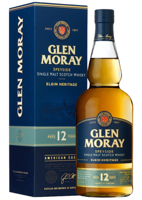 Glen Moray 12YO 40% 0.7L + Karton – delikatna i harmonijna whisky single malt