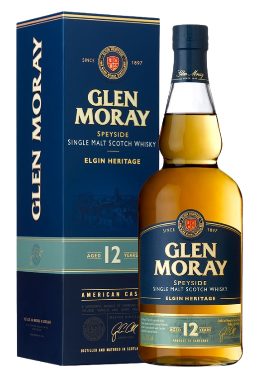 Glen Moray 12YO 40% 0.7L + Karton – delikatna i harmonijna whisky single malt