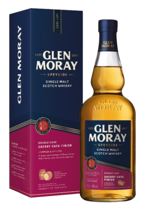 Glen Moray Sherry Cask 40% 0.7L – whisky z beczek po sherry o bogatym smaku