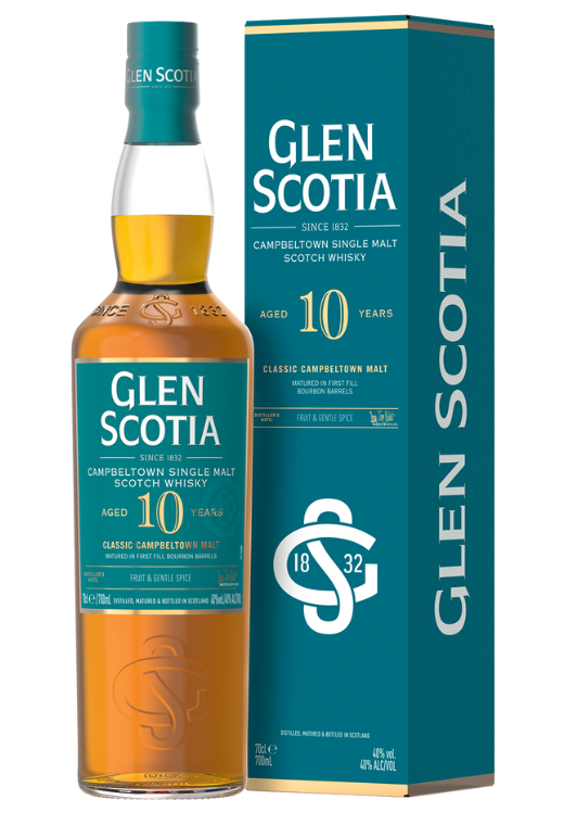 Glen Scotia 10YO Single Malt 40% 0.7L – klasyczna torfowa whisky z Campbeltown