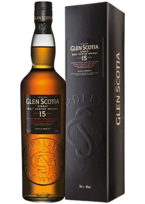 Glen Scotia 15YO 46% 0.7L – torfowa whisky single malt z Campbeltown