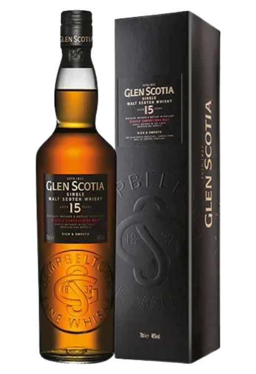 Glen Scotia 15YO 46% 0.7L – torfowa whisky single malt z Campbeltown