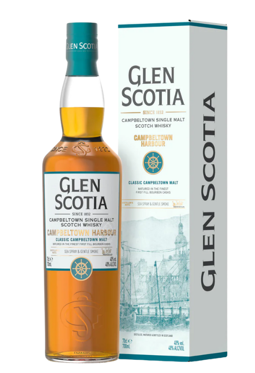 Glen Scotia Campbeltown Harbour 40% 0.7L – torfowa whisky single malt z Campbeltown