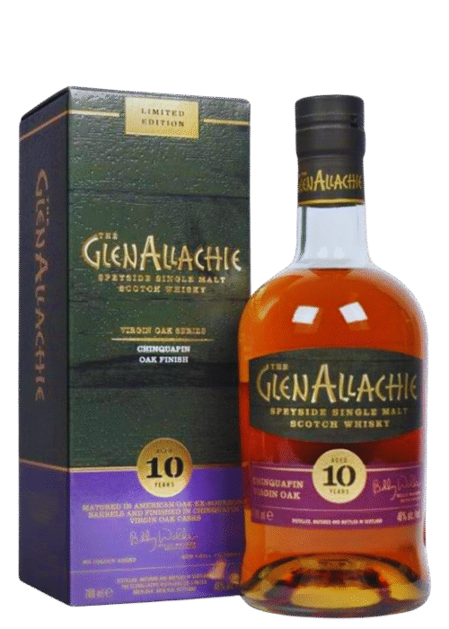 Glenallachie 10YO Virgin Oak Chinquapin 48% 0.7L – whisky dojrzewająca w beczkach po dębie chinquapin