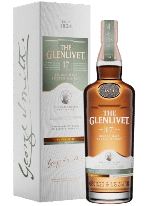 Glenlivet 17YO 60.8% 0.7L – intensywna whisky o pełnym charakterze