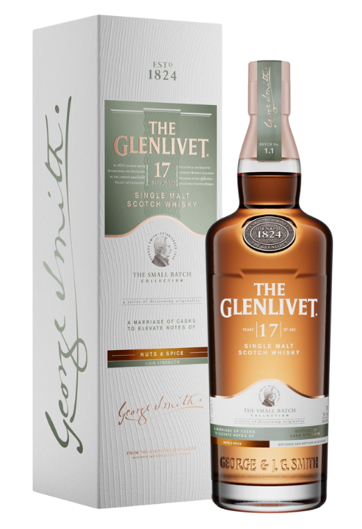 Glenlivet 17YO 60.8% 0.7L – intensywna whisky o pełnym charakterze