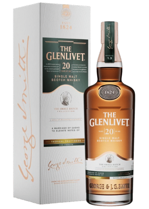 Glenlivet 20YO 50.5% 0.7L – wyjątkowa whisky z regionu Speyside
