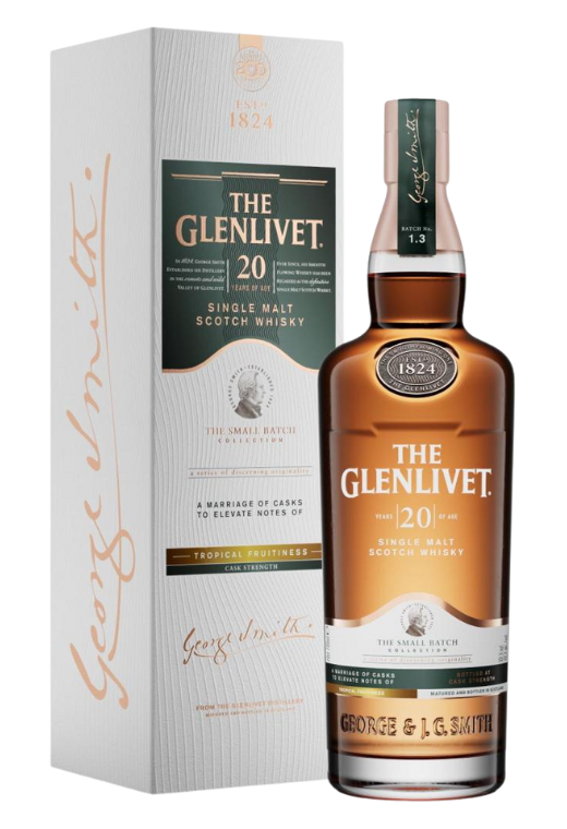 Glenlivet 20YO 50.5% 0.7L – wyjątkowa whisky z regionu Speyside