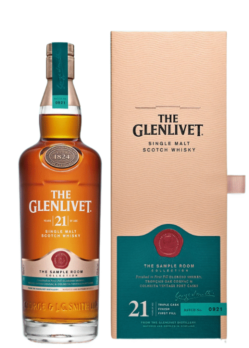 Glenlivet 21YO Triple Cask Finish, The Sample Room Collection 43% 0.7L – wyrafinowana whisky z regionu Speyside