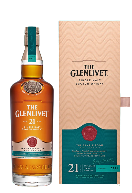 Glenlivet 21YO Triple Cask Finish, The Sample Room Collection 43% 0.7L – wyrafinowana whisky z regionu Speyside