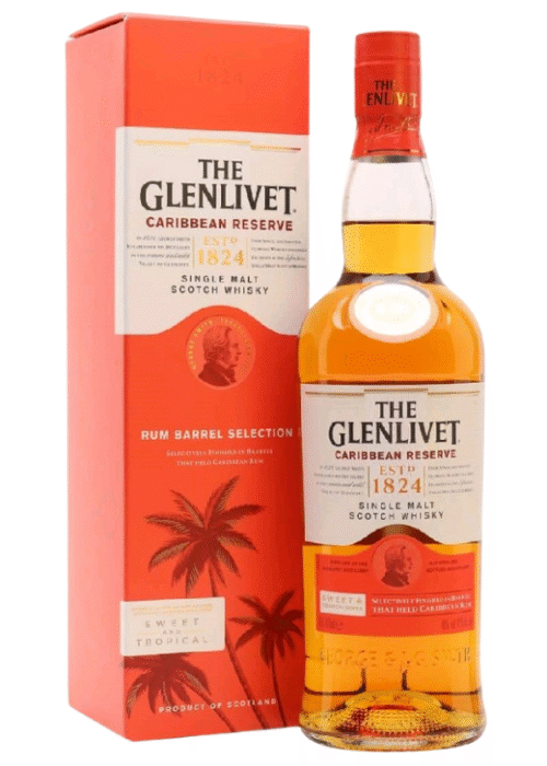 Glenlivet Caribbean Reserve 40% 0.7L – szkocka whisky z nutami karaibskimi