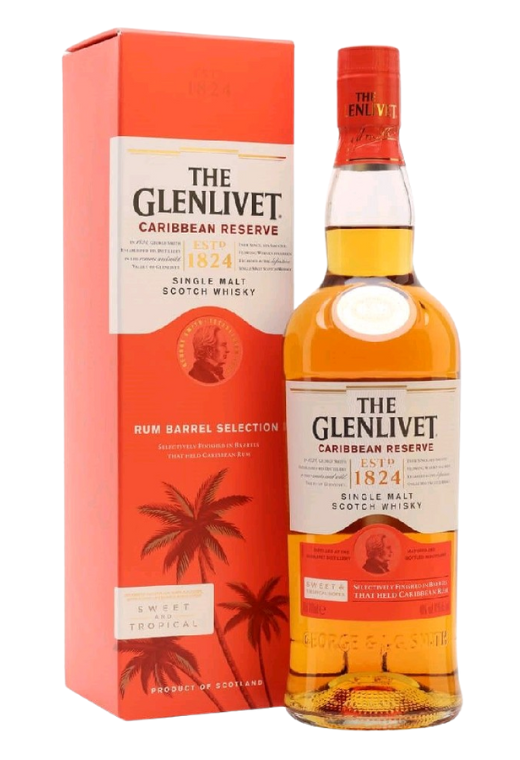 Glenlivet Caribbean Reserve 40% 0.7L – szkocka whisky z nutami karaibskimi