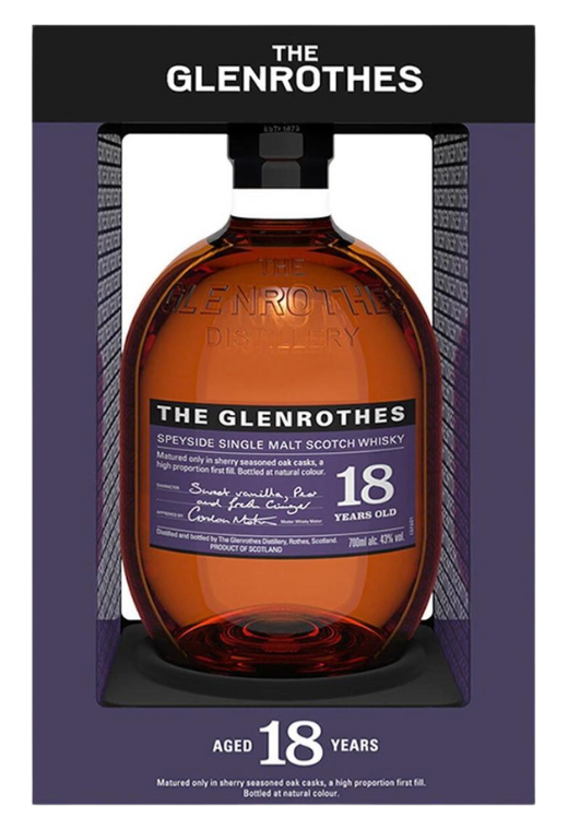 Glenrothes 18YO 43% 0.7L – wyjątkowa whisky z regionu Speyside