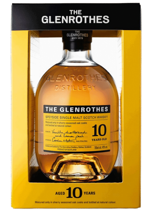 Glenrothes 10YO 40% 0.7L – whisky o dymnym i torfowym charakterze
