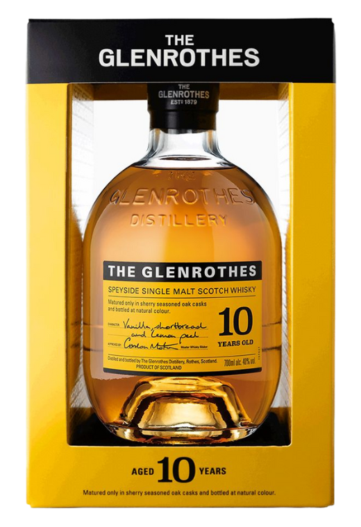 Glenrothes 10YO 40% 0.7L – whisky o dymnym i torfowym charakterze