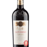 Butelka Governo Rosso Toscana IGT 0,75L – włoskie czerwone wino z regionu Toskana o korzennym, wiśniowym i owocowym charakterze.