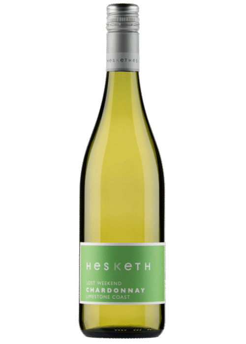 Butelka Hesket Chardonnay Lost Weekend 0,75L – wyjątkowe, wytrawne wino białe z Australii o cytrusowym, owocowym i dębowym charakterze.