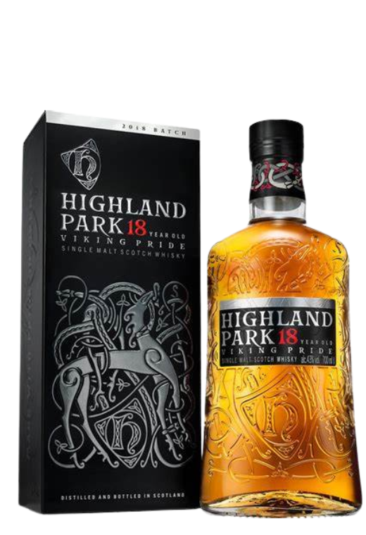 Highland Park 18YO 43% 0,7L – elegancka whisky z wyspy Orkney