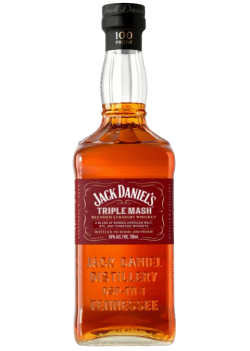 Butelka Jack Daniel’s Triple Mash 0,7L 50% – amerykański bourbon o drewnianym, naturalnym i dębowym aromacie oraz intensywnym, pełnym i bogatym smaku