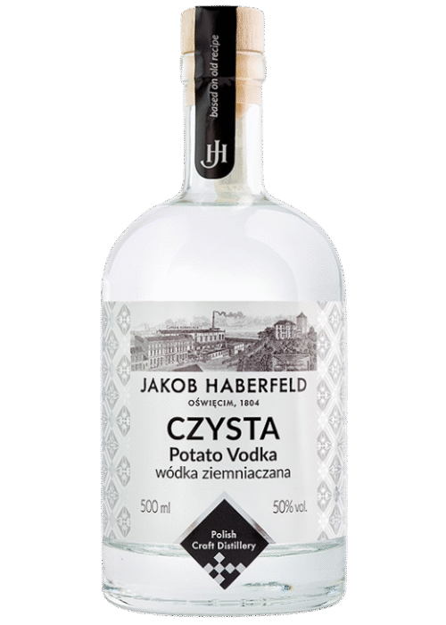 Butelka Jakob Haberfeld Czysta 50% 0,5L – polska wódka premium o wyrazistym smaku i mocnym charakterze
