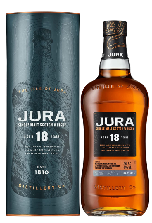 Jura 18Yo 0,7L – elegancja i głębia smaku z wyspy Islay