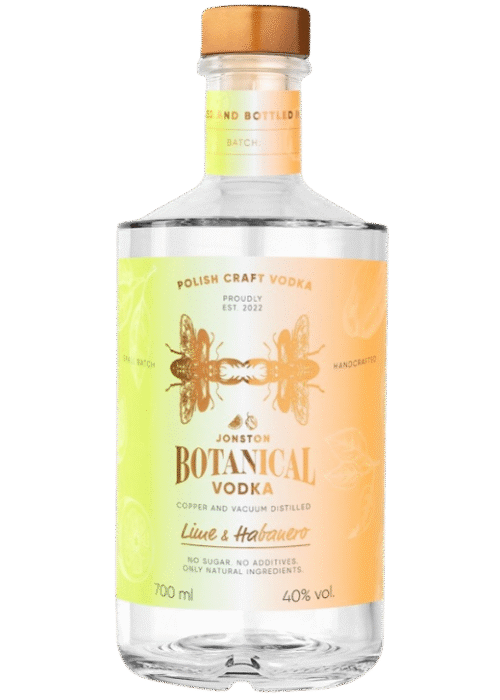 Butelka Jonston Botanical Vodka Lime & Habanero 700 ml – polska wódka o orzeźwiająco-pikantnym smaku limonki i habanero