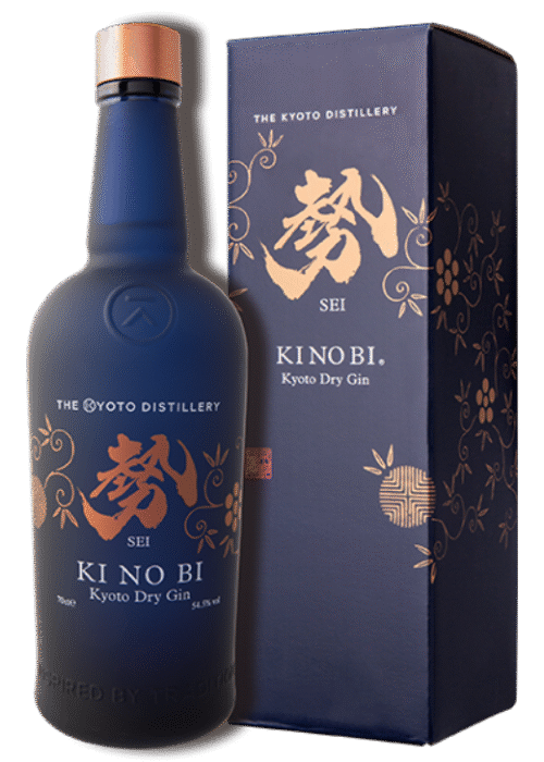 Butelka Ki No Bi Sei Kyoto Dry Gin 54,5% 700ml – japoński gin z Kyoto o cytrusowym, korzennym i ziołowym aromacie, z intensywnym smakiem i krótkim, owocowo-korzennym finiszem.