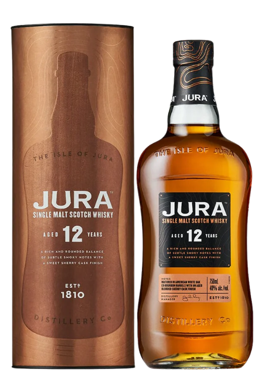 Jura 12Yo 40% 0,7L – klasyczna whisky z nutą torfu