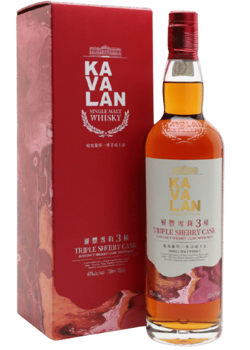 Kavalan Triple Sherry 40% 0,7L – potrójna moc beczek sherry