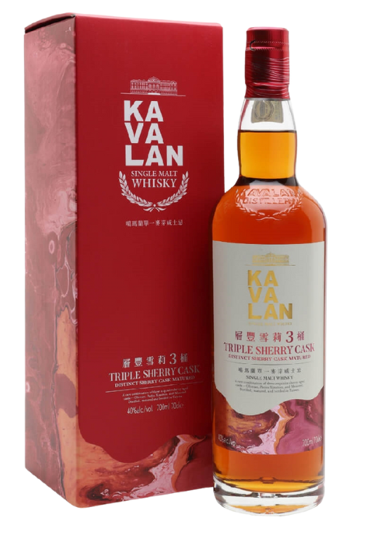 Kavalan Triple Sherry 40% 0,7L – potrójna moc beczek sherry