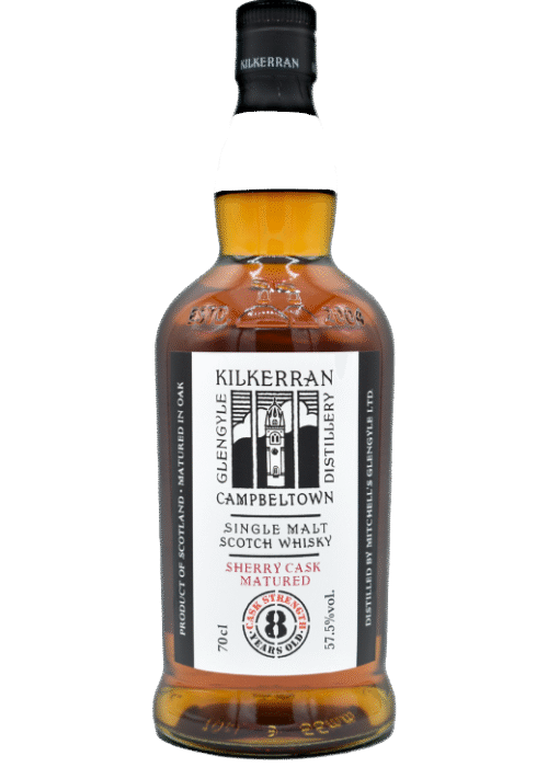 Kilkerran 8Yo Sherry Cask Strength 57,4% 0,7L – potężna whisky dojrzewająca w beczkach po sherry