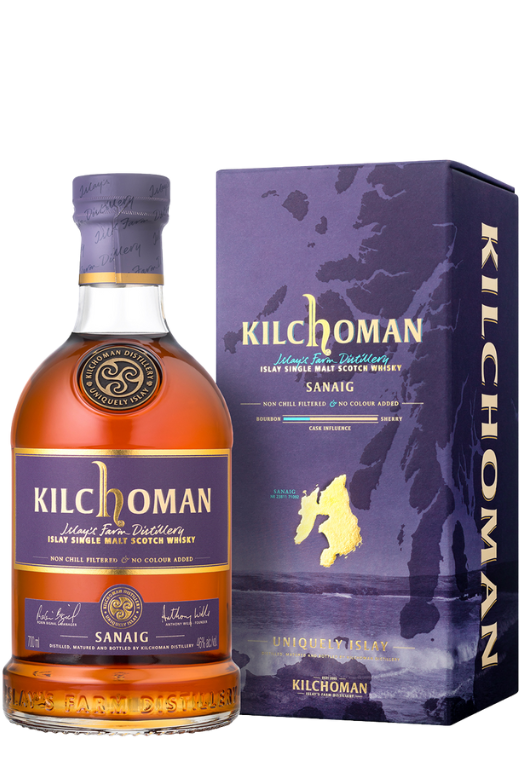 Kilchoman Single Malt Sanaig 0,7L 46% – harmonijne połączenie owoców i torfu