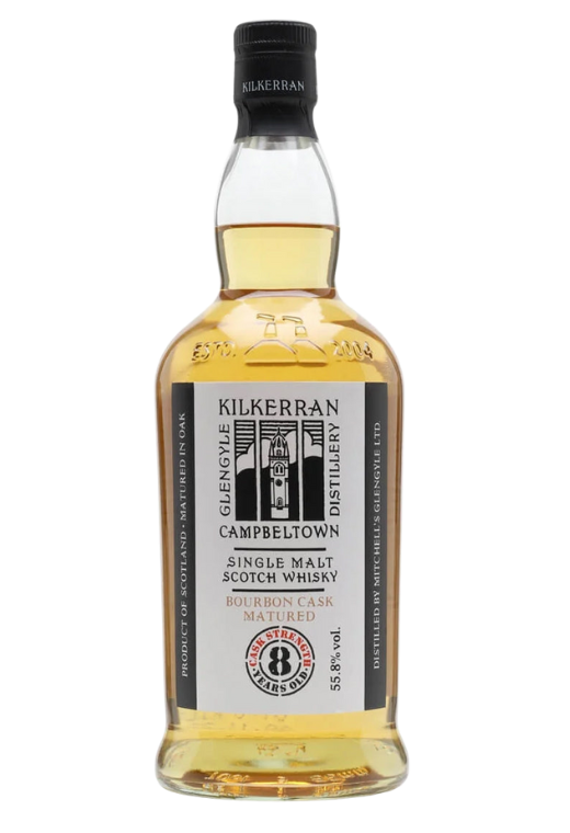 Kilkerran 8 Yo Bourbon Cask Strength 55,8% 0,7L – potężna whisky z Campbeltown