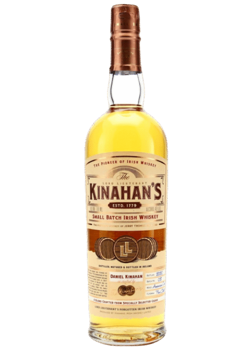Butelka Kinahan’s Heritage Small Batch 0,7L w eleganckim kartoniku – irlandzka whiskey o bogatym dziedzictwie i charakterze