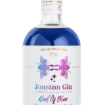 Butelka Kind of Blue Jonston Gin 40% 700ml – angielski gin o cytrusowym, jałowcowym i ziołowym aromacie, z gładkim, świeżym smakiem i krótkim, ziołowym finiszem.