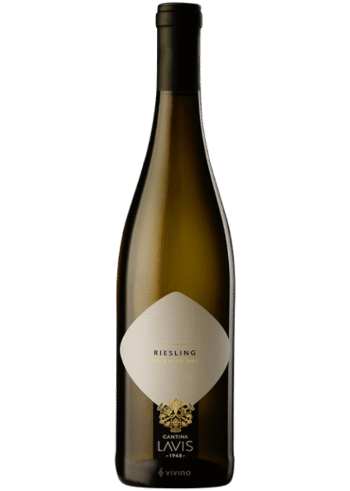 Butelka Lavis Riesling 0,75L – włoskie białe wino z regionu Alto Adige o cytrusowym, lekko mineralnym smaku z kwiatowym aromatem
