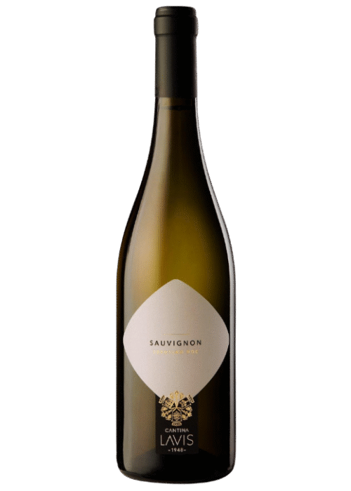 Butelka Lavis Sauvignon Blanc 0,75L – włoskie białe wino z regionu Alto Adige o cytrusowym, tropikalnym smaku z wyraźnym świeżym finiszem