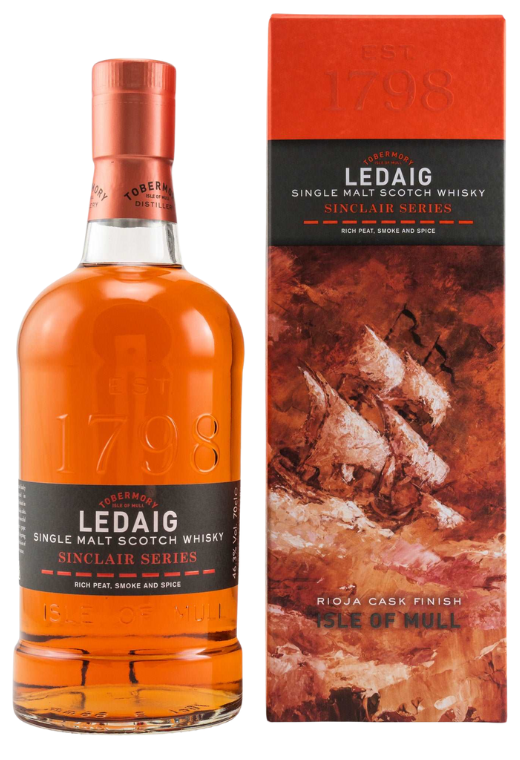 Ledaig Sinclair Malt 46,3% 0,7L – torfowa whisky z dziedzictwem Hebrydów