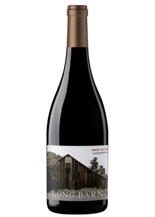 Butelka Long Barn Pinot Noir 0,75L – kalifornijskie czerwone wino o kwiatowym, owocowym smaku z korzennym finiszem