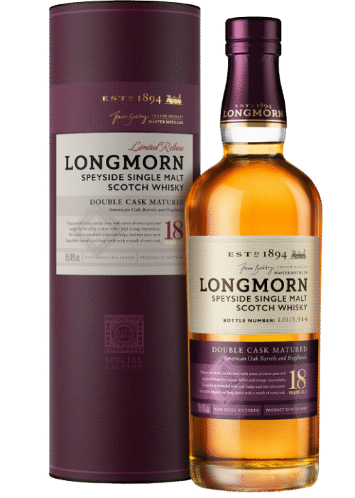 Longmorn 18-Letni Double Cask Matured 0,7L 48% – wyjątkowa elegancja Speyside