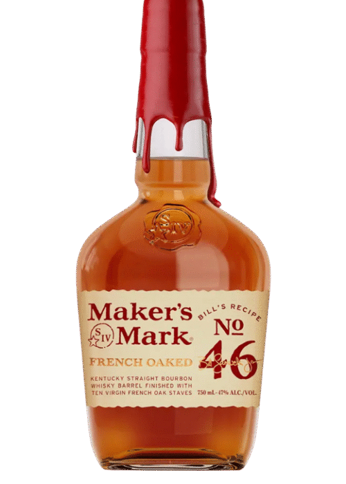Butelka Maker’s Mark 46 Bourbon 0,7L 46% – amerykański bourbon z Kentucky o kremowym, słodkim i waniliowym aromacie oraz intensywnym, pełnym i bogatym smaku