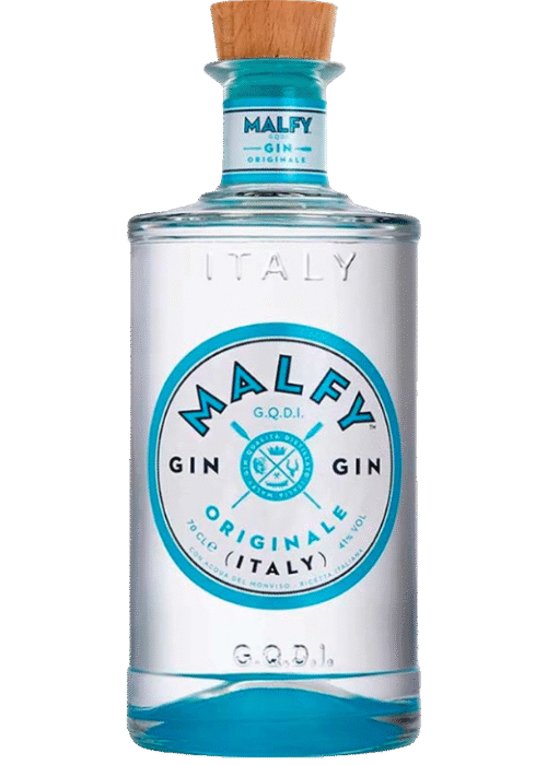Butelka Malfy Originale Italian Gin 41% 700ml – włoski gin z Piemontu o cytrusowym, jałowcowym i ziołowym aromacie, z owocowym, świeżym smakiem i czystym, ziołowym finiszem.