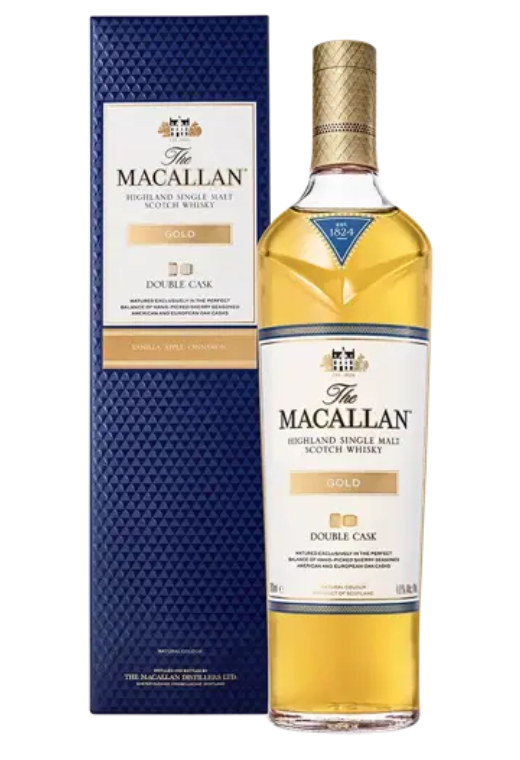 Macallan Gold Double Cask 40% 0,7L – elegancka whisky single malt z subtelnym wpływem dębu