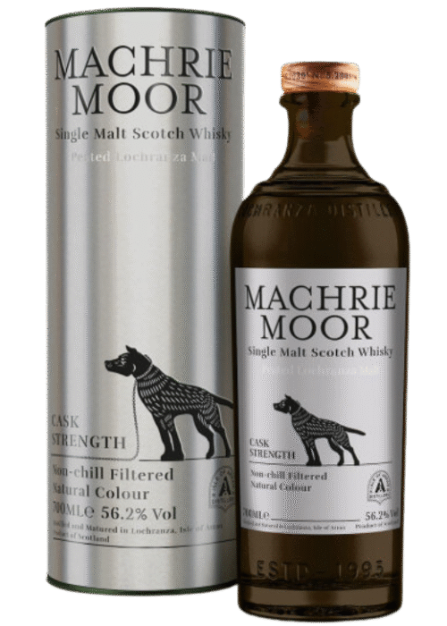 Machrie Moor Whisky Cask Strength 0,7L 56,2% – potężna whisky torfowa z naturalną mocą beczki