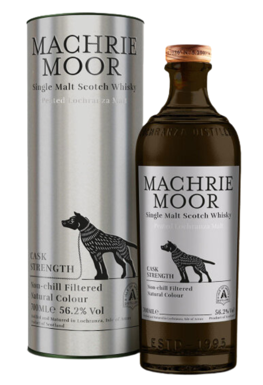 Machrie Moor Whisky Cask Strength 0,7L 56,2% – potężna whisky torfowa z naturalną mocą beczki