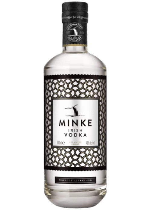 Butelka Minke Wódka Irish 40% 0,7L – irlandzka wódka o gładkim, owocowym smaku i korzennych nutach