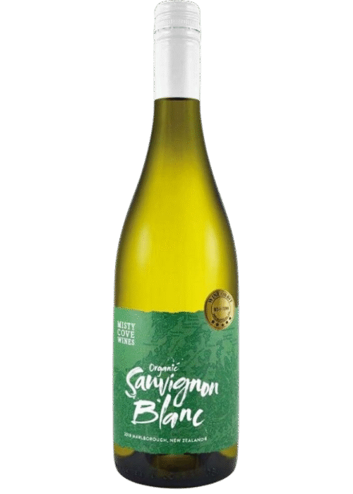 Butelka Misty Cove Bio Organic Sauvignon Blanc 0,75L – ekologiczne białe wino z Marlborough o cytrusowym, tropikalnym smaku