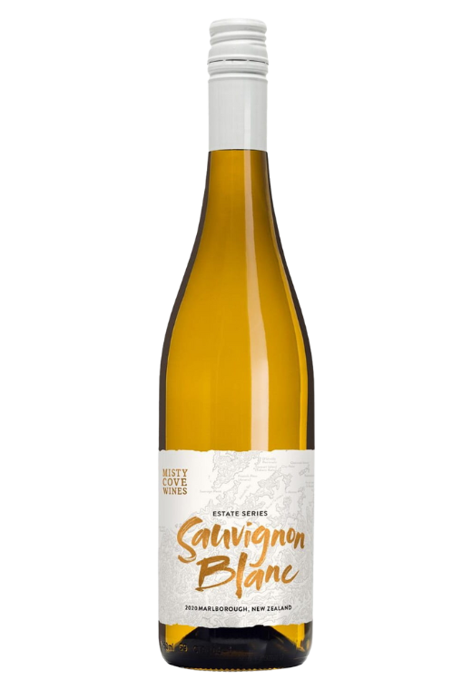 Butelka Misty Cove Estate Sauvignon Blanc 0,75L – nowozelandzkie białe wino z Marlborough o cytrusowym, tropikalnym smaku
